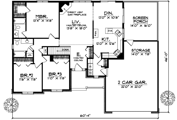 Main Floor Plan: 7-199