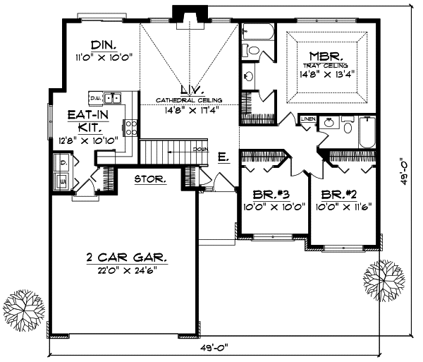 Main Floor Plan: 7-236
