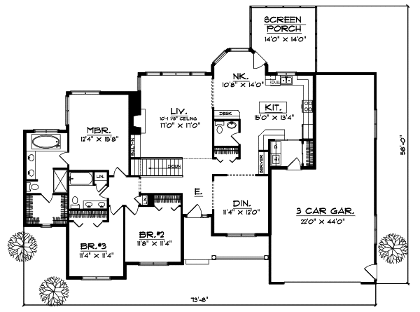 Main Floor Plan: 7-238