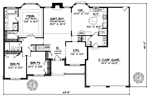 Main Floor Plan: 7-252