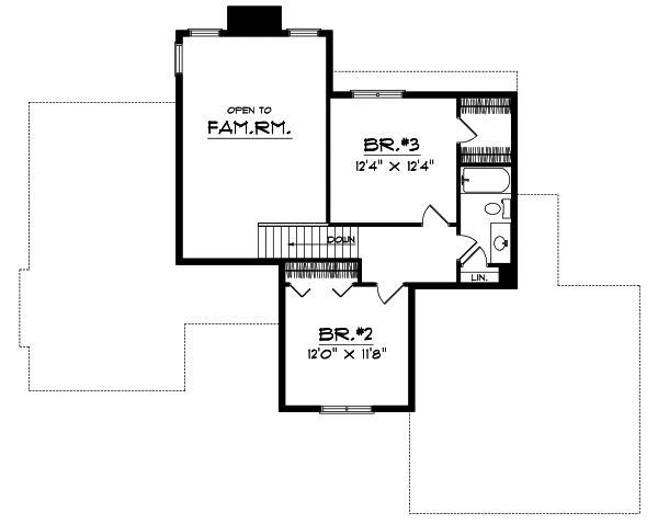 Upper/Second Floor Plan:7-266