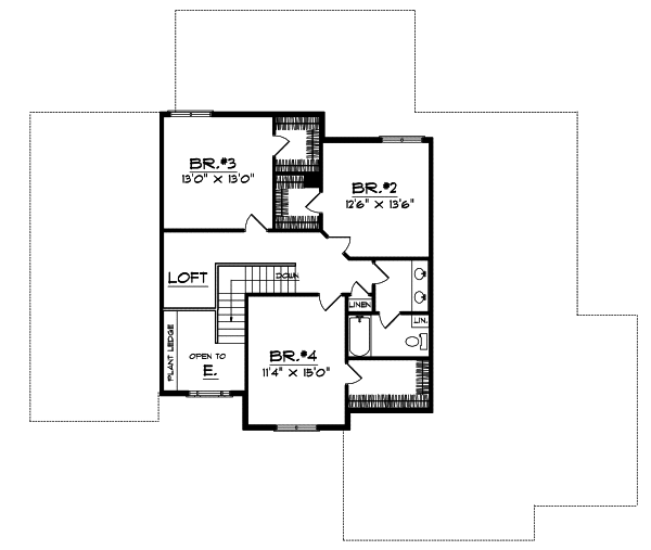 Upper/Second Floor Plan:7-277