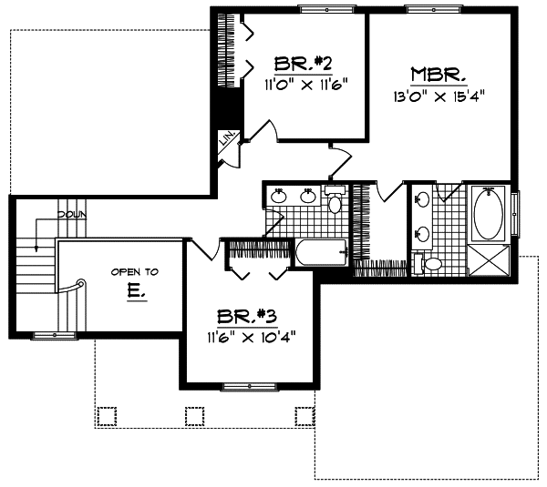 Upper/Second Floor Plan:7-282