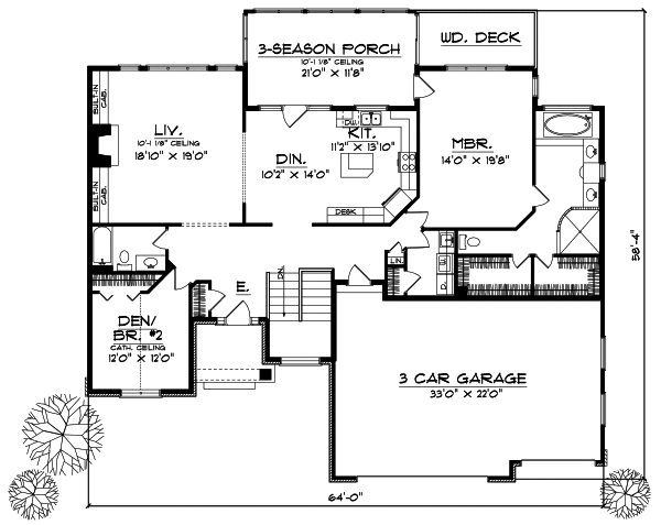 Main Floor Plan: 7-335