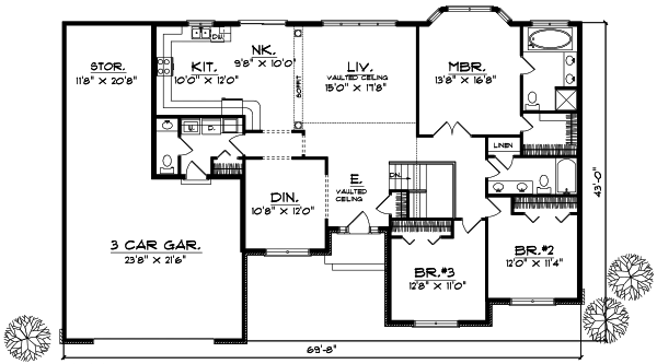 Main Floor Plan: 7-374