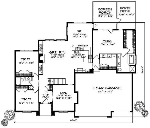Main Floor Plan: 7-380