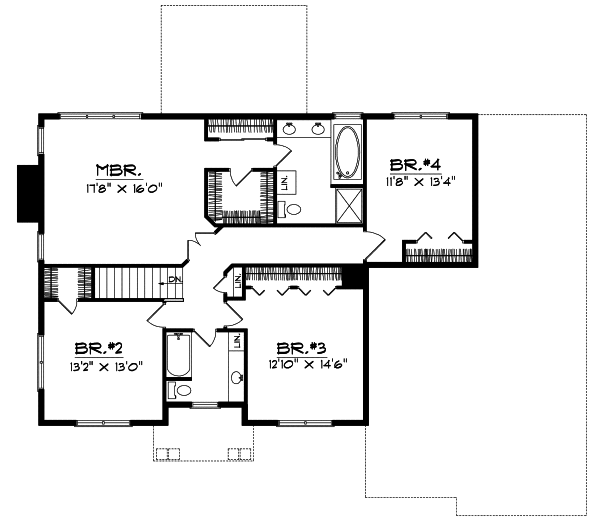 Upper/Second Floor Plan:7-385