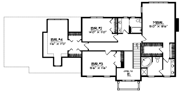 Upper/Second Floor Plan:7-387
