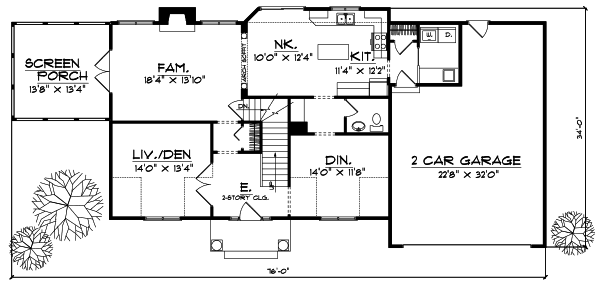Main Floor Plan: 7-394