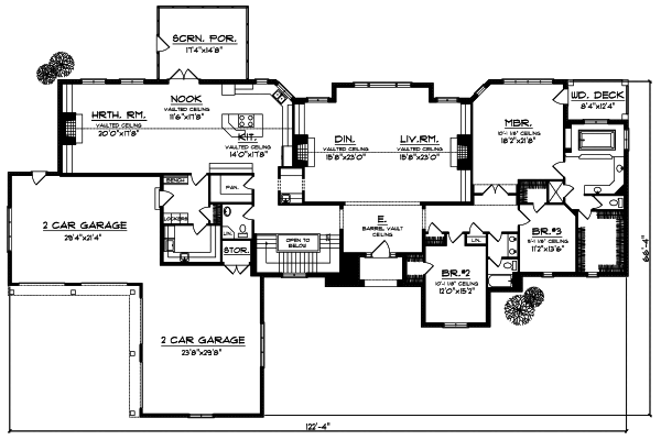 Main Floor Plan: 7-400