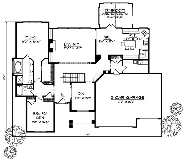 Main Floor Plan: 7-412