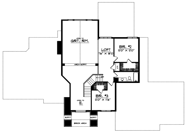 Upper/Second Floor Plan:7-422