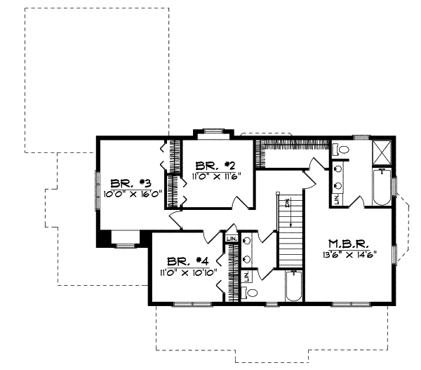 Upper/Second Floor Plan:7-442