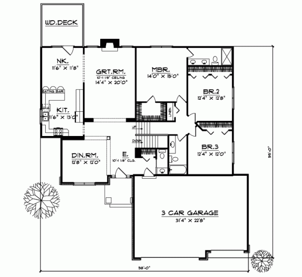 Main Floor Plan: 7-447