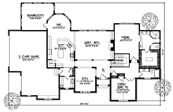 Main Floor Plan: 7-542