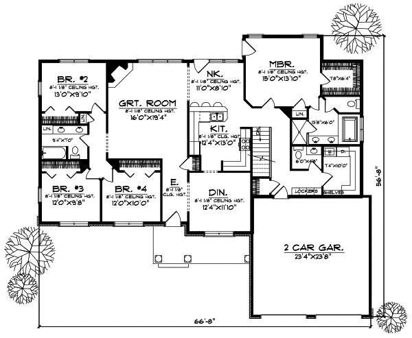 Main Floor Plan: 7-544