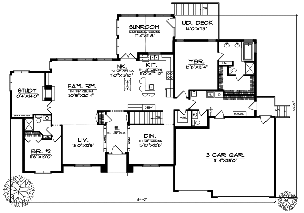 Main Floor Plan: 7-545
