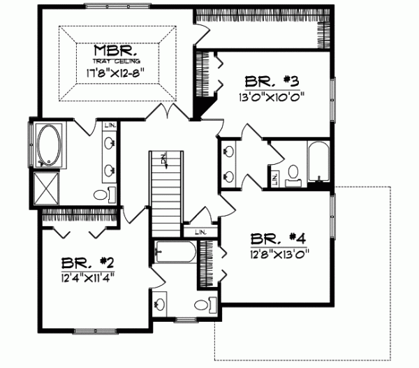 Upper/Second Floor Plan:7-558