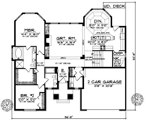Main Floor Plan: 7-594