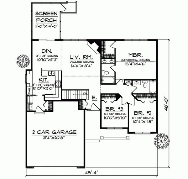 Main Floor Plan: 7-603