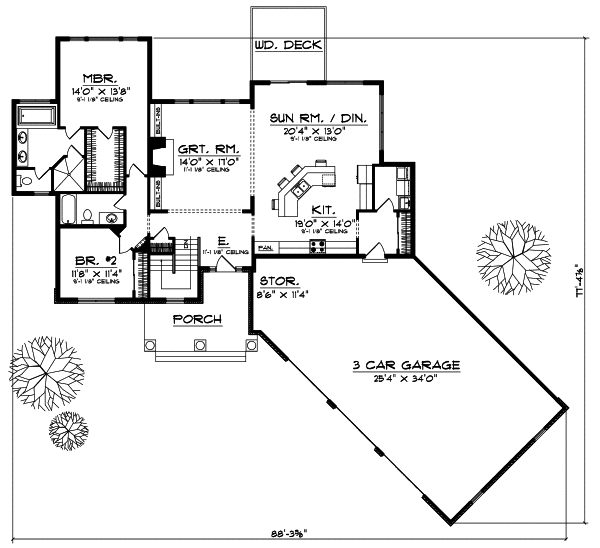 Main Floor Plan: 7-617