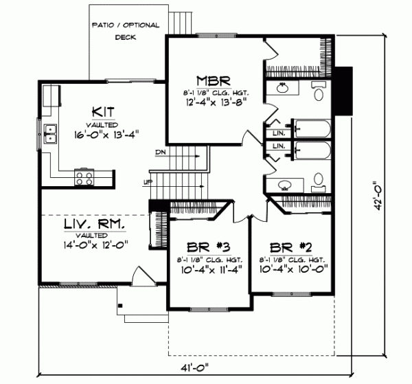 Main Floor Plan: 7-646