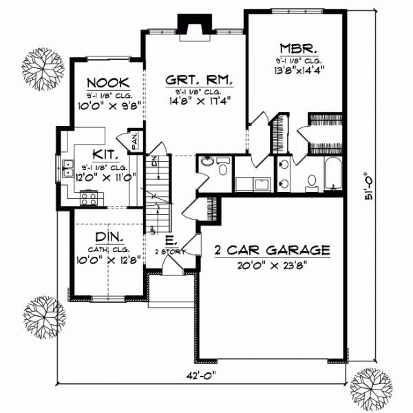 Main Floor Plan: 7-651