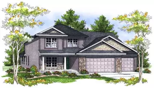 Traditional house plans 7-705 - front exterior, 2,250 sq ft, 4 bed, 3 bath house plans | Monster House Plans