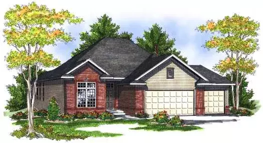 Traditional house plans 7-711 - front exterior, 2,787 sq ft, 4 bed, 3 bath house plans | Monster House Plans