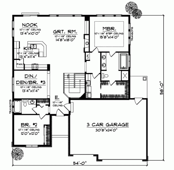 Main Floor Plan: 7-725