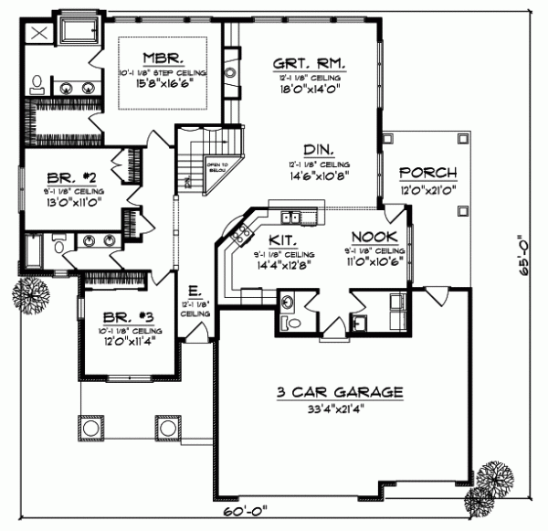 Main Floor Plan: 7-727