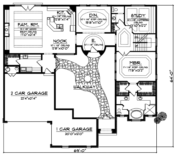 Main Floor Plan: 7-735