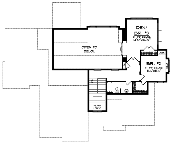 Upper/Second Floor Plan:7-738