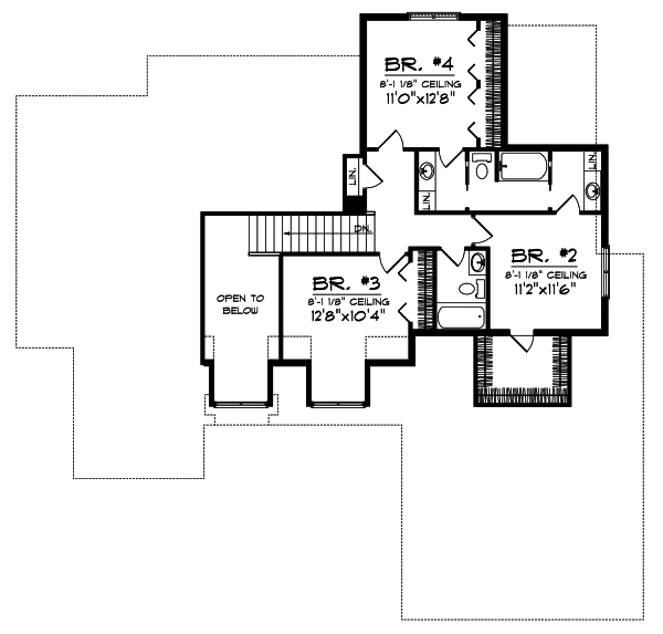 Upper/Second Floor Plan:7-749