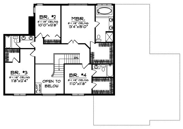 Upper/Second Floor Plan:7-750