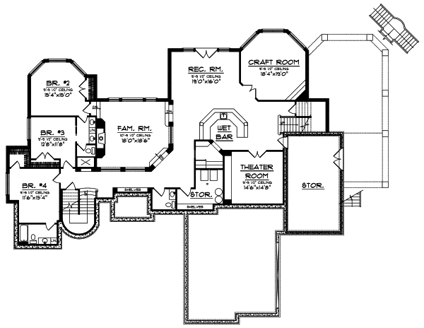Lower Floor Plan:7-756