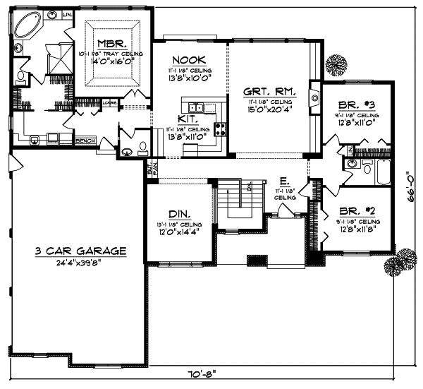 Main Floor Plan: 7-775