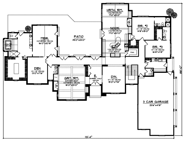 Main Floor Plan: 7-788