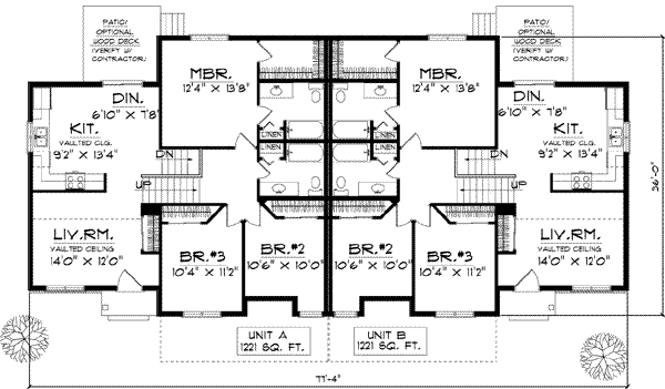 Main Floor Plan: 7-851