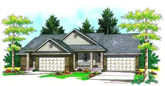 Traditional house plans 7-860 - front exterior, 2,260 sq ft, 3 bed, 2 bath house plans | Monster House Plans