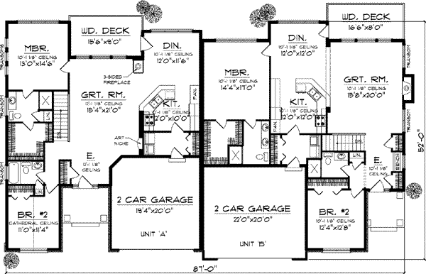 Main Floor Plan: 7-886
