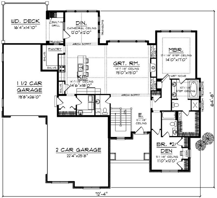 Main Floor Plan: 7-900