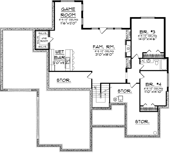 Lower Floor Plan:7-901