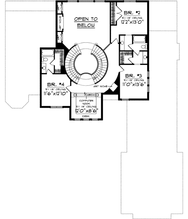 Upper/Second Floor Plan:7-907