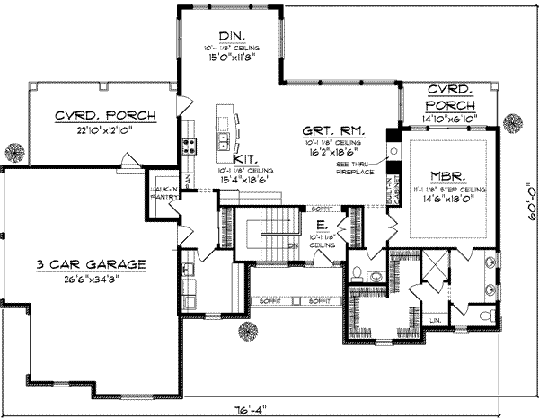 Main Floor Plan: 7-919