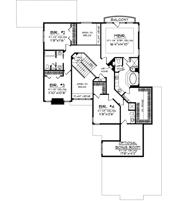 Upper/Second Floor Plan:7-920