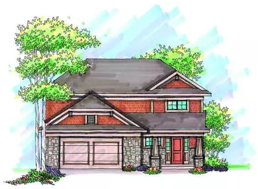 Craftsman house plans 7-923 - front exterior, 1,617 sq ft, 3 bed, 2 bath house plans | Monster House Plans