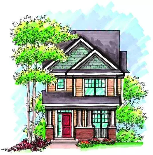 Craftsman house plans 7-943 - front exterior, 1,565 sq ft, 3 bed, 2 bath house plans | Monster House Plans