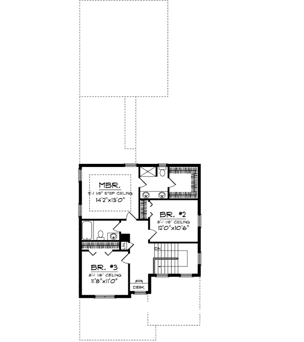 Upper/Second Floor Plan:7-946