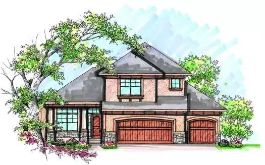 Traditional house plans 7-951 - front exterior, 1,413 sq ft, 3 bed, 2 bath house plans | Monster House Plans